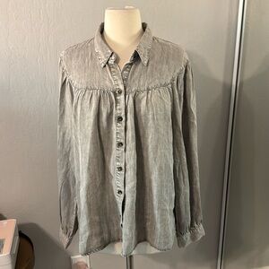 Jane + Delancey Button Down Flowy Shirt